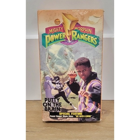 "Mighty Morphin Power Rangers: Putty on the Brain." VHS Tape - Picture 1 of 6